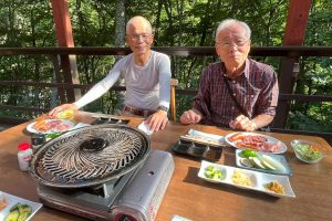 2/14 七倉山荘で夕食