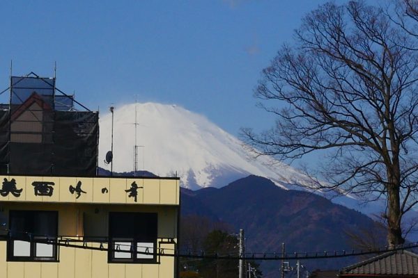 1/9 上大井駅、曽我丘陵の登山口です