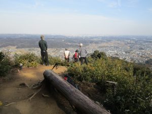 11/12 最後のピーク西山高取から越生の街を見下ろす