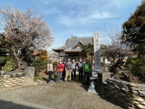 1/10　萬福寺にて