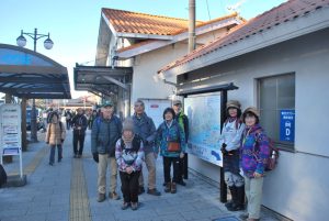 1/12 大磯駅から出発
