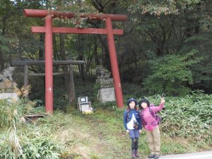 1/9 鶏頂山登山口から出発