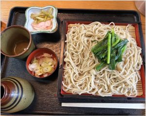 12/12 下山後おいしいニラそば頂きました