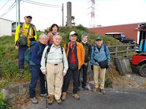 1/8一里塚から出発