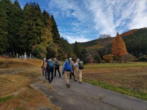 2/8のどかな田舎道を行く