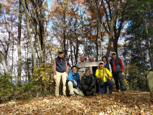 5/8高館山頂にて