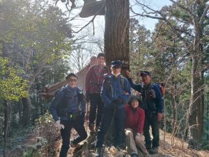 4/8 大平山山頂で