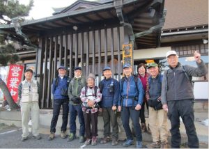 12/12  食事処海わ屋前にて「ごちそうさまでした！」