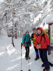 2/11 箕冠山山頂