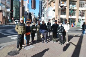 1/9「船橋駅前」から出発