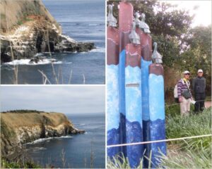 7/9　ウミウ展望台入口とウミウ生息地