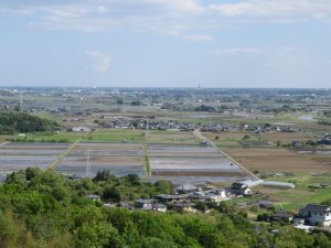 9/9 下山途中の風景も楽しむ(牛久大仏も見えた)