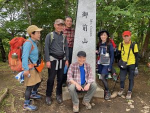 9/11 御前山山頂にて